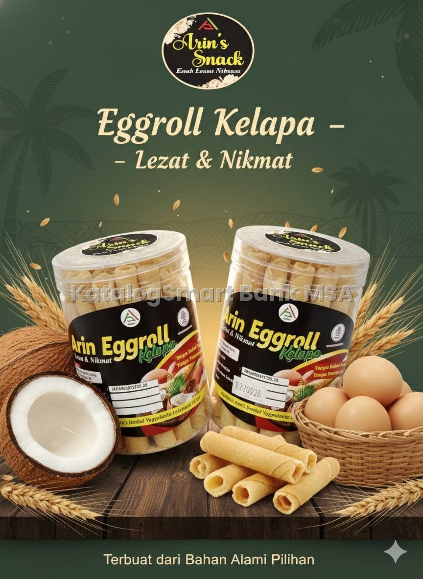 Arin eggroll kelapa